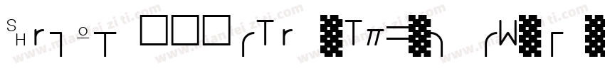 Arial 半粗体(TrueType) (Western)字体转换